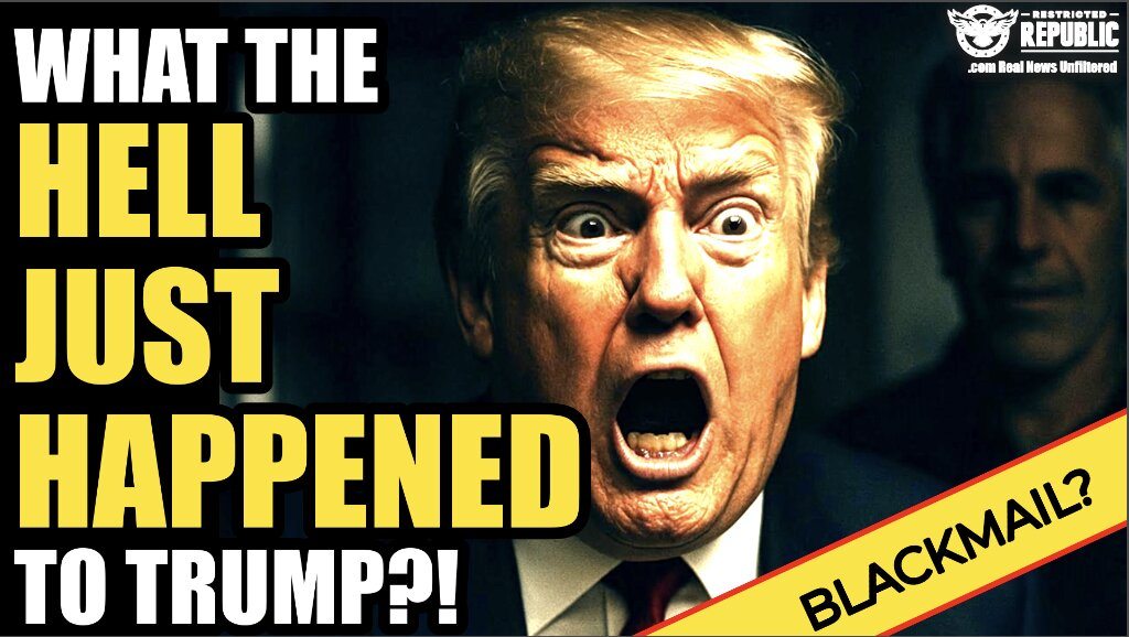 What The Hell Just Happened To Trump?! Blackmail?